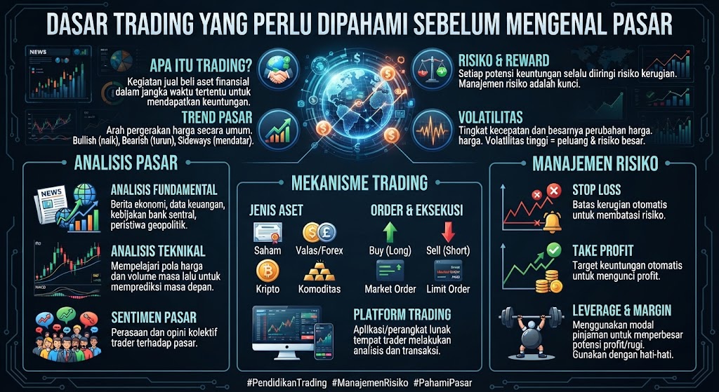Dasar Trading yang Perlu Dipahami Sebelum Mengenal Pasar